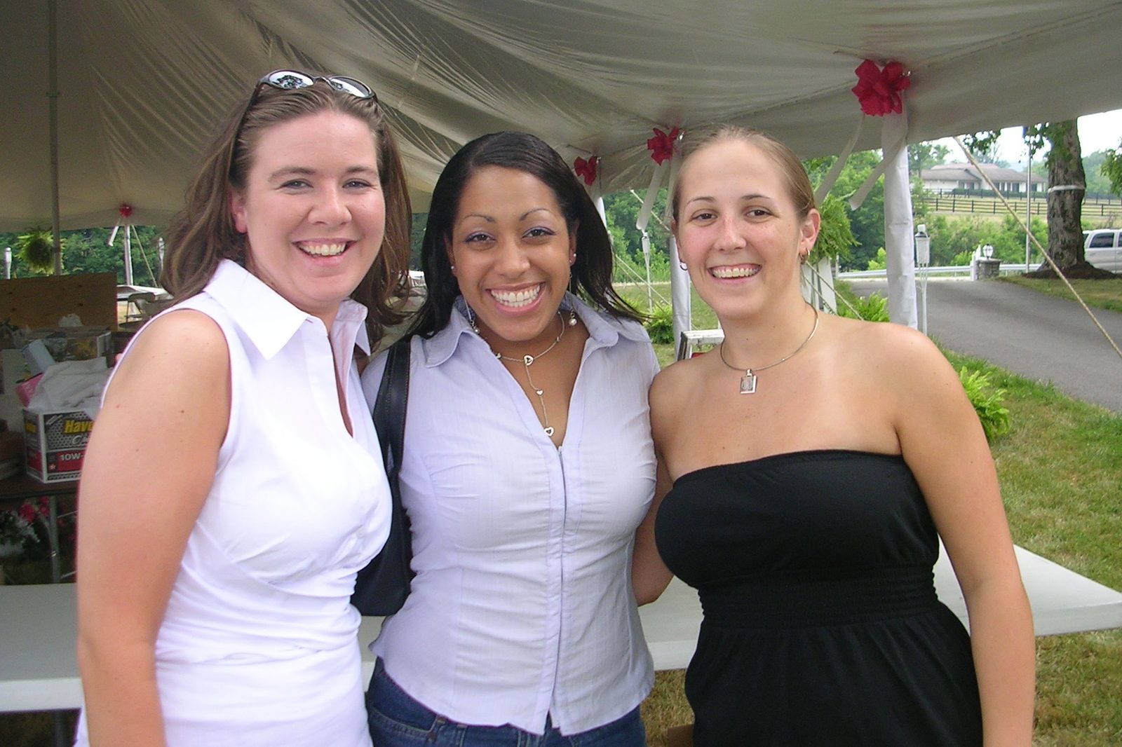 Stef, Tanya, and Catherine at the rehearsal.